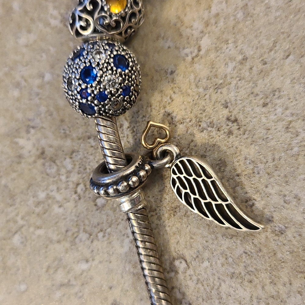 Pandora Wing/heart charm